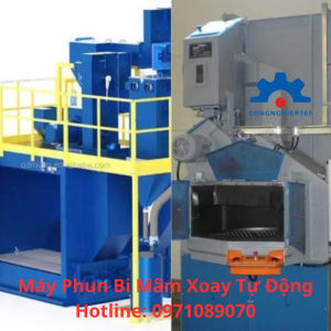 máy phun bi làm sạch