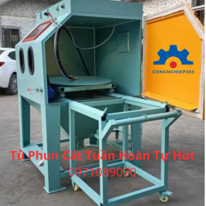 máy phun cát làm sạch
