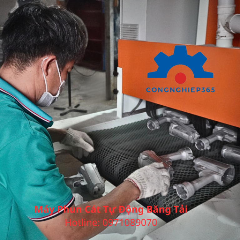 nhận gia công phun cát làm sạch bề mặt